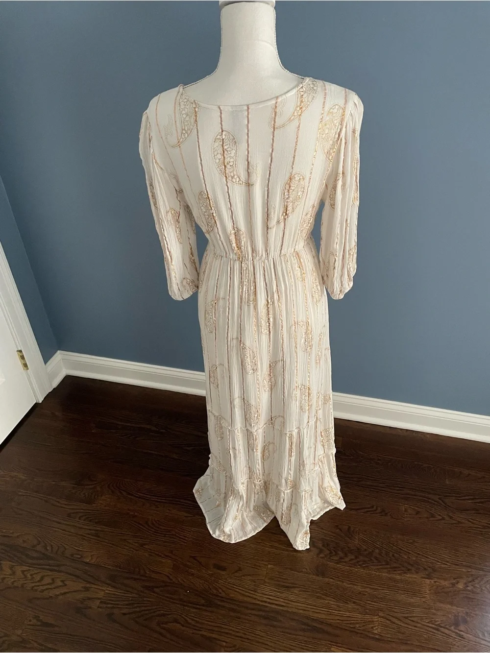 Anthropology M 2 Magic Boho Goddess Maxi Dress - Picture 3 of 8